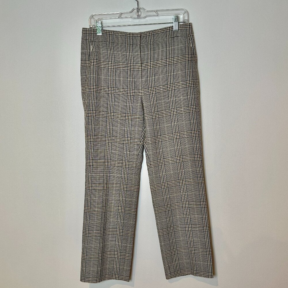 ELIE TAHARI glen plaid pants size 6